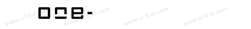 摇滚乐 One字体转换